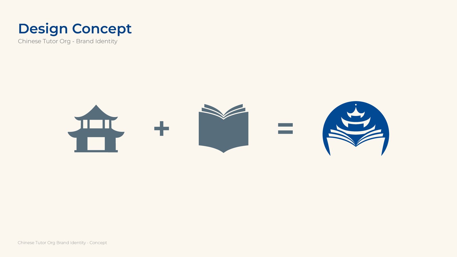 ChineseTutor.Org pagoda and open book logo concept